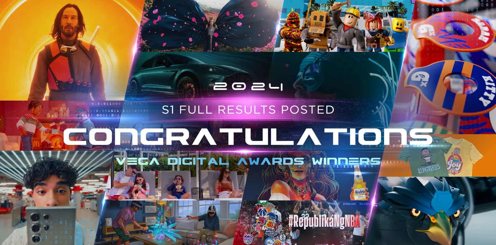 Official List of 2024 Vega Digital Awards: Season 1 Winners Released