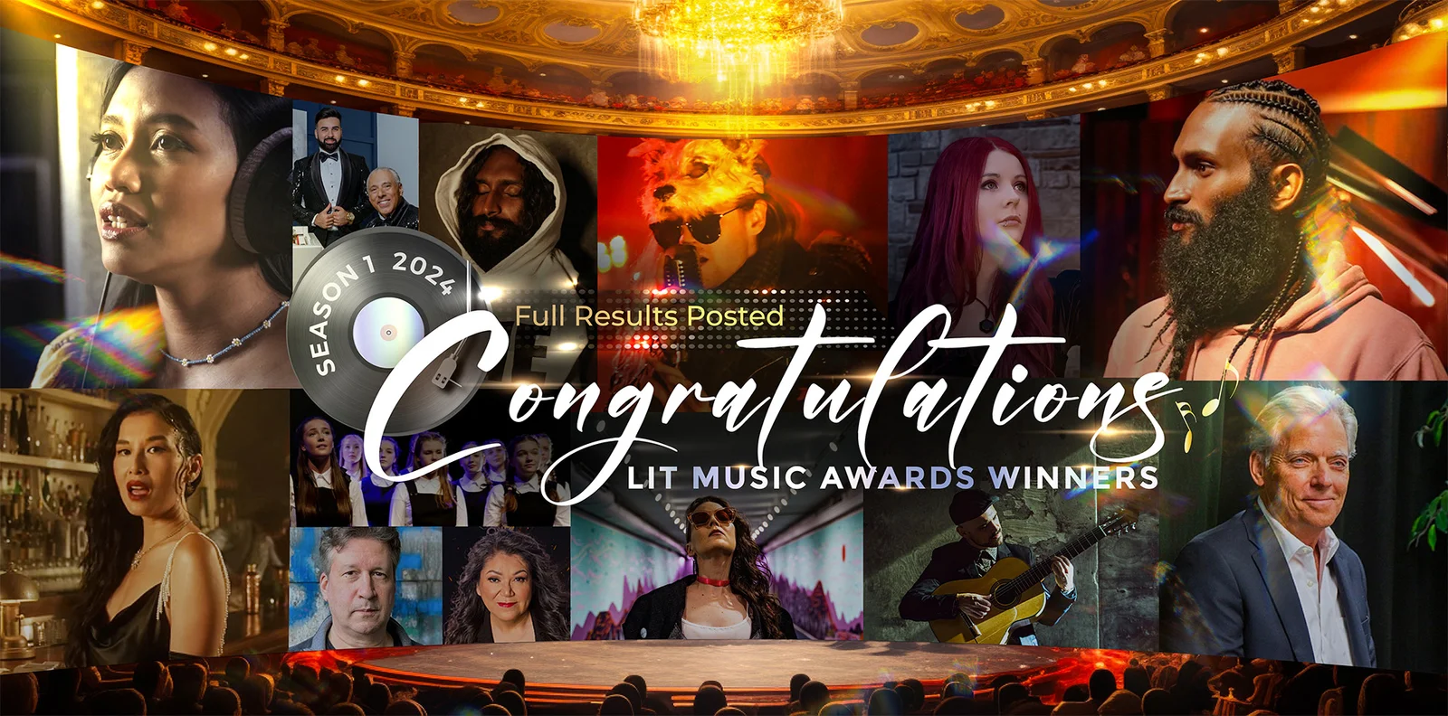 2024 LIT Music Awards Presents the LIT of the Year and Category Winners of the Year for Season 1