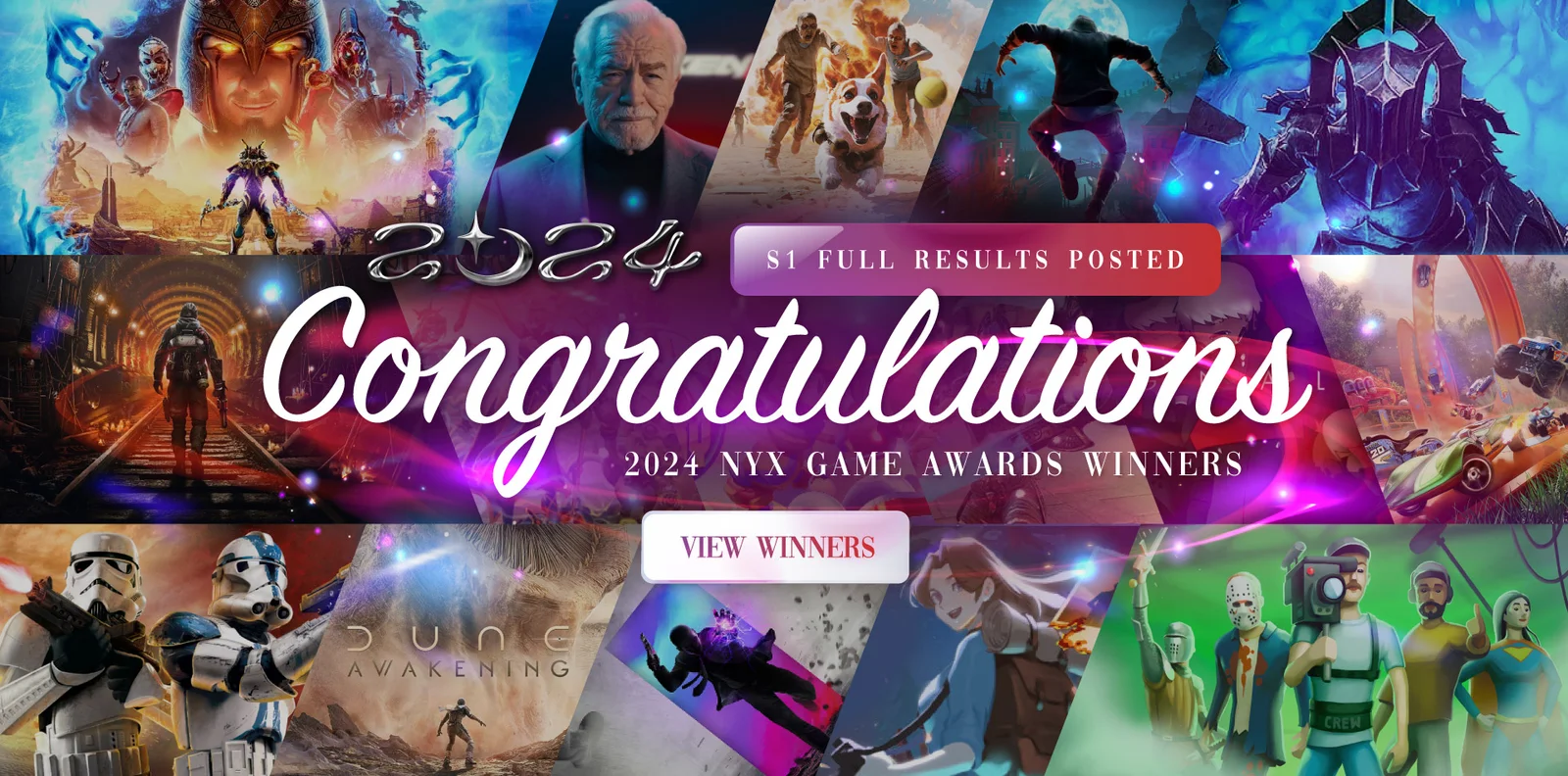 The 2024 NYX Game Awards Announces the List of Winners of Season 1 to the Public