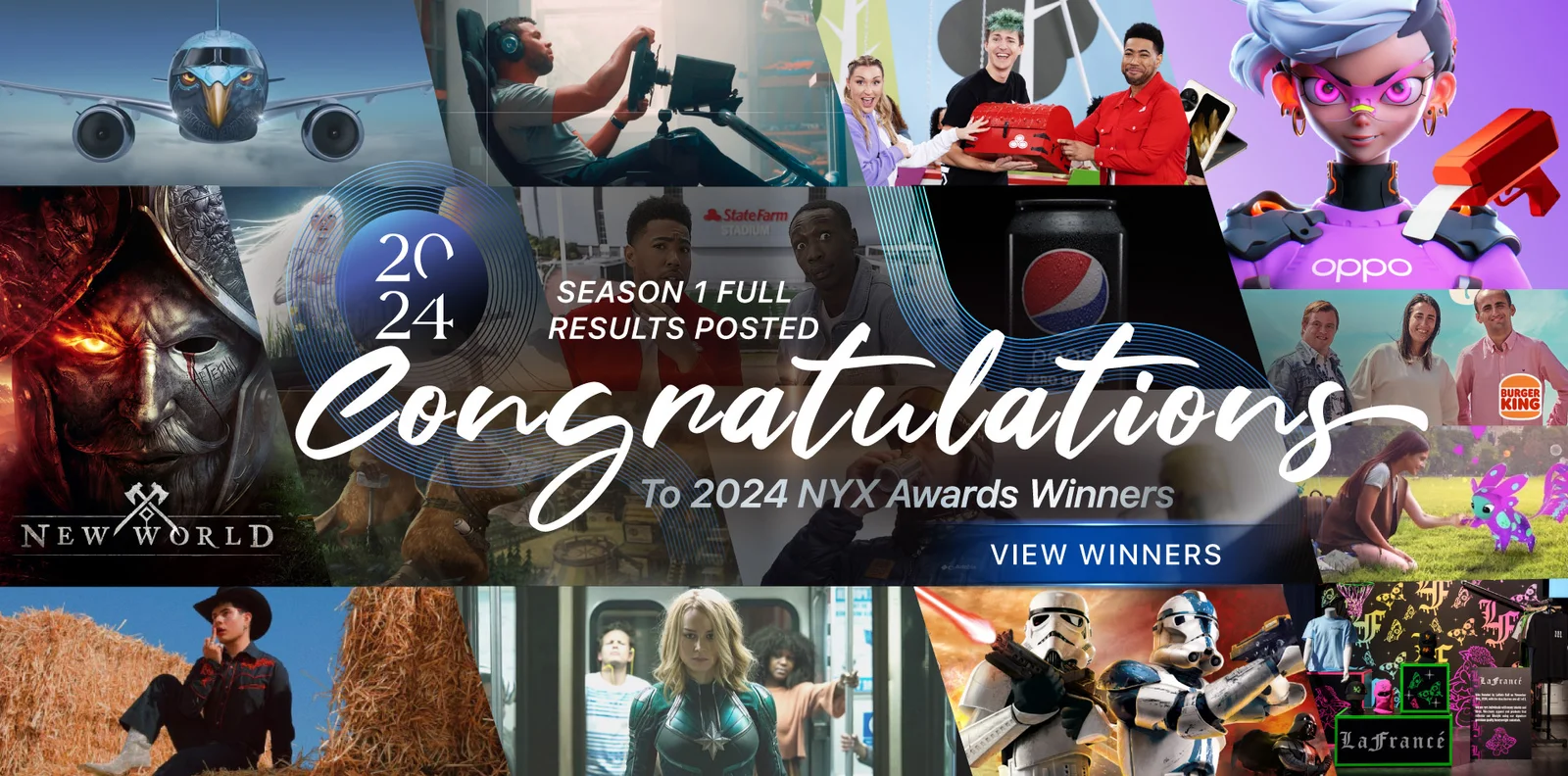 The 2024 NYX Awards Celebrates the Winners for Creative & Marketing Excellence in Season 1