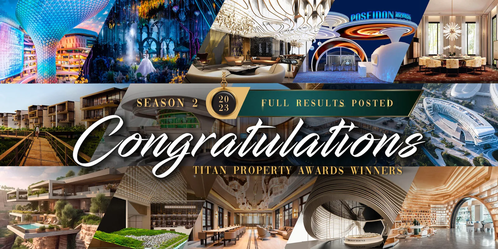 The 2023 TITAN Property Awards Proudly Celebrates the Category Winners of the Year of Season 2