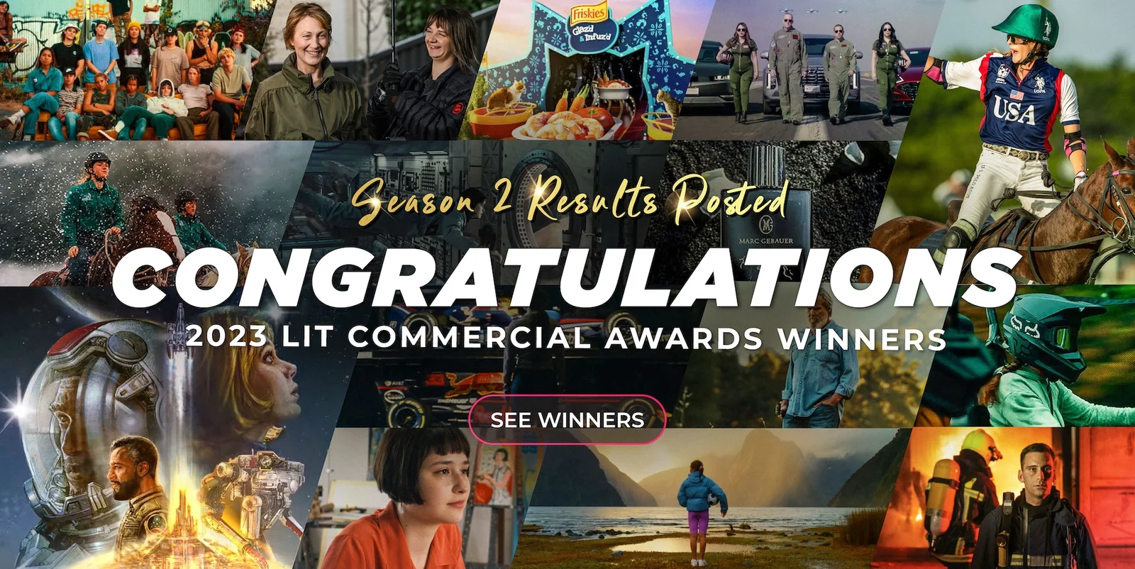 The 2023 LIT Commercial Awards has Revealed the Exciting Platinum and Gold Winners for Season 2
