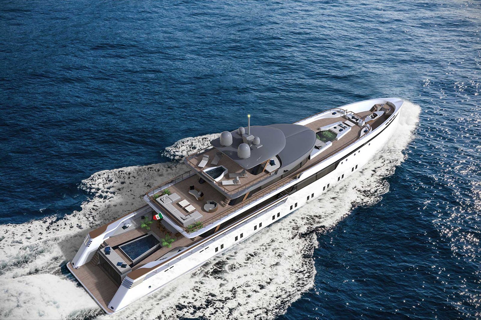 m/y ARIA Refabricates Industrial Standards of Yachting