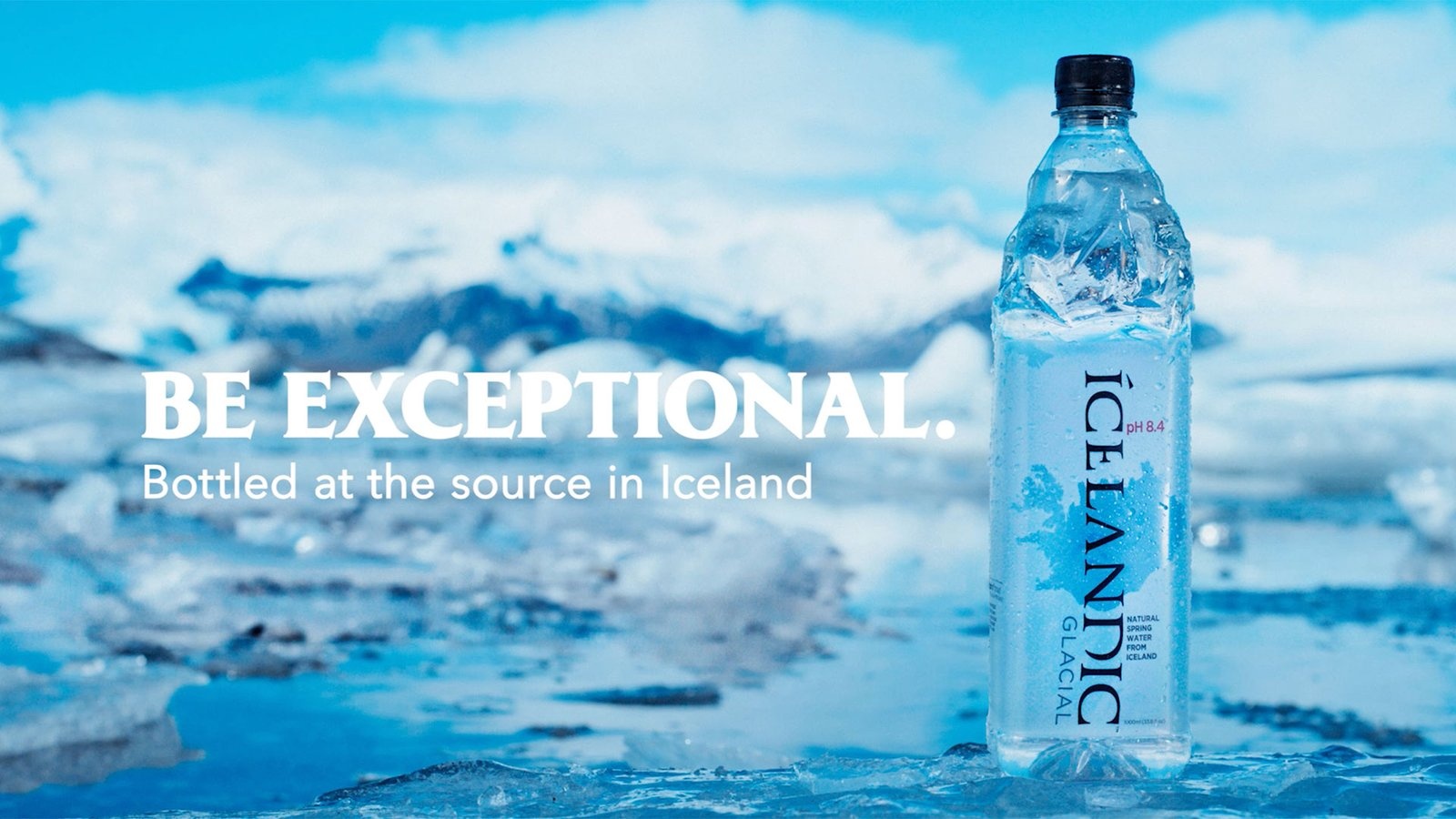 Icelandic Glacial Water – Fire & Ice Campaign
