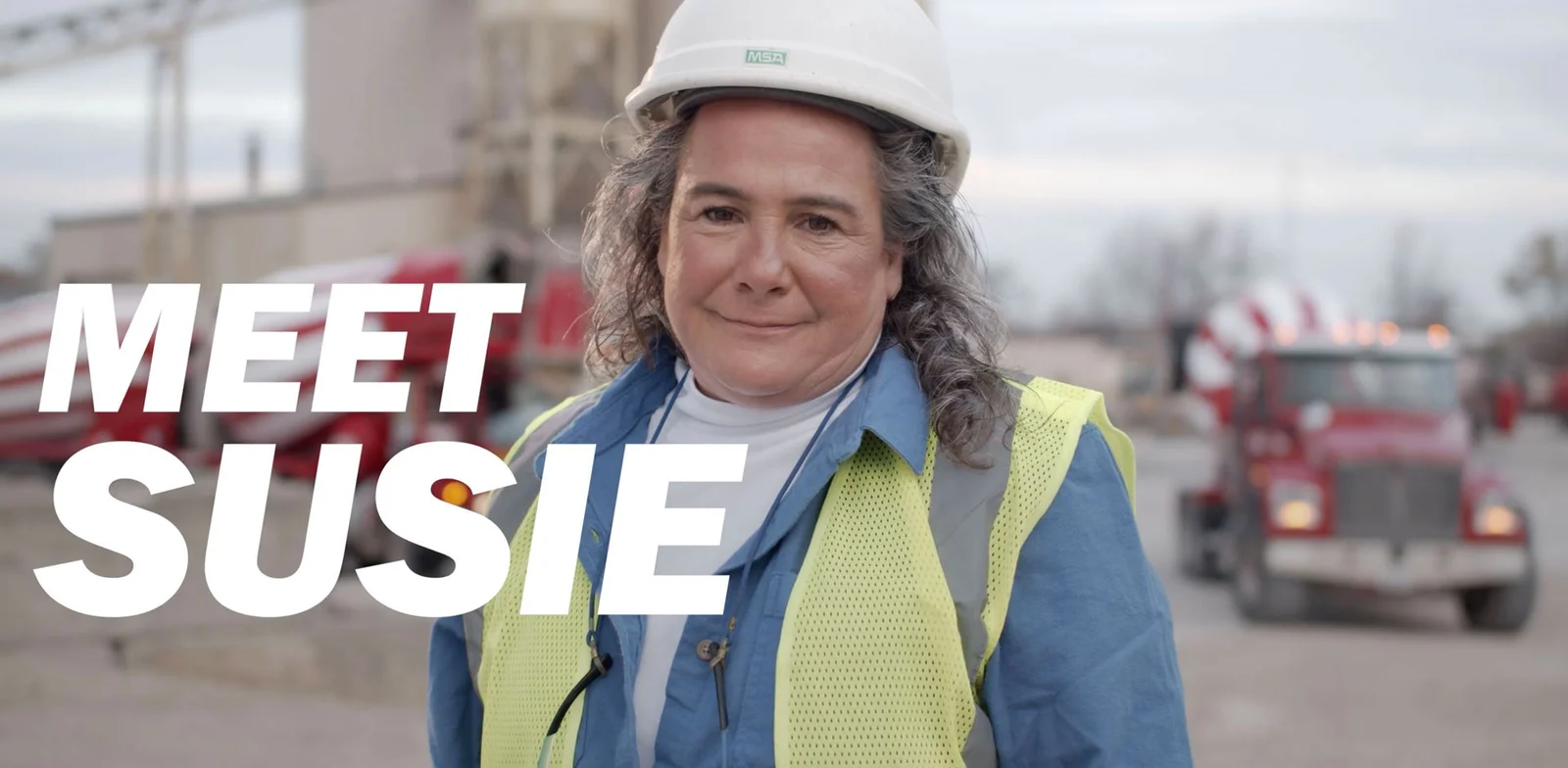Meet Susie – A Maverick Behind A Cement Mixer Truck At Ozinga