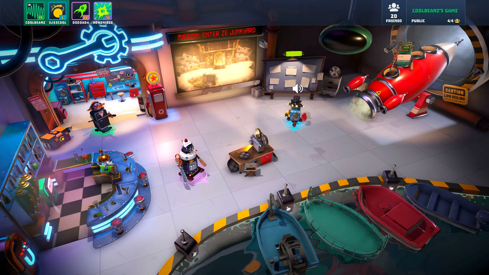 Stop A Robot Uprising With Your Friends In Robo Revenge Squad!