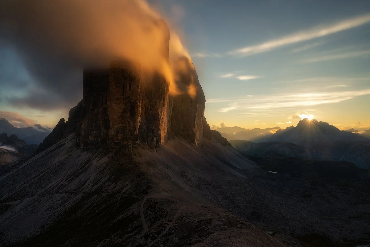 The mountains of fire | Three peaks of Lavaredo