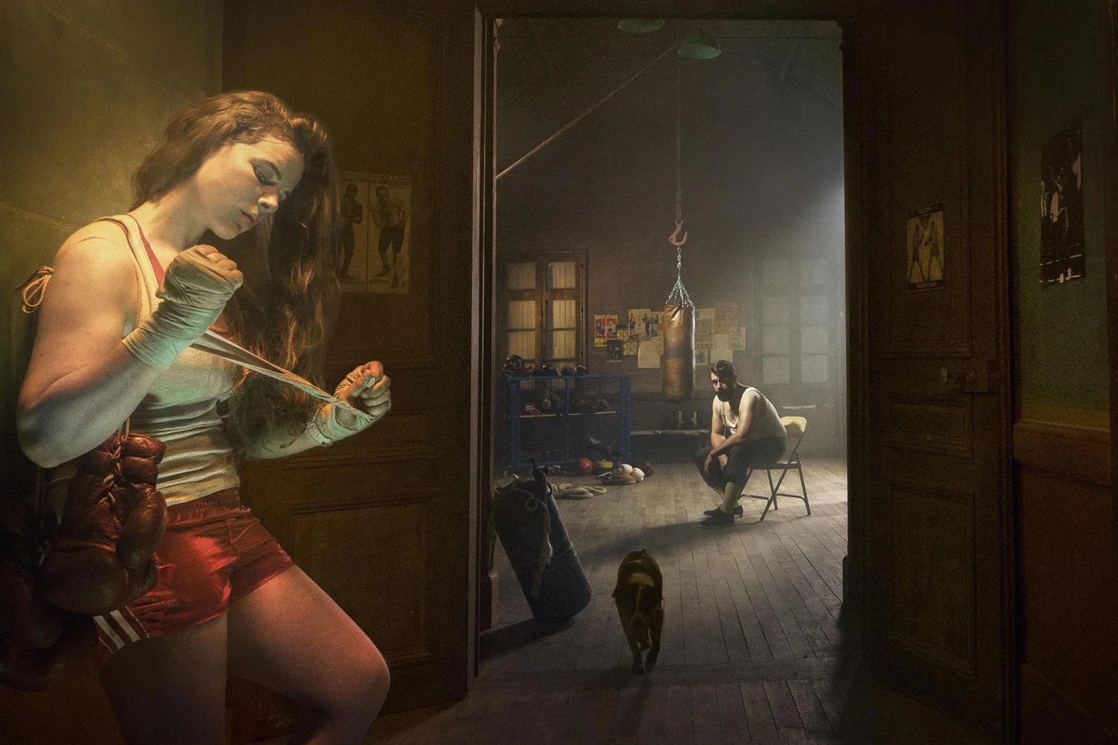 Between Bouts of Boxing Club n°1 by Christophe Demigné