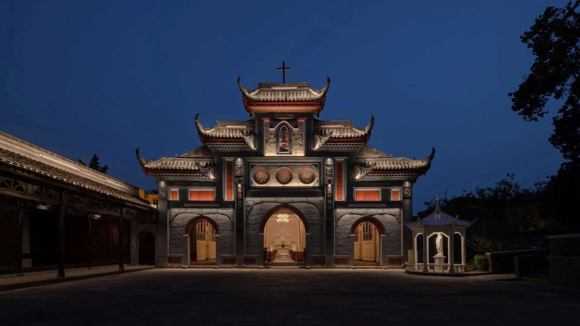 Restoration of the Catholic Church Area of Chongzhou