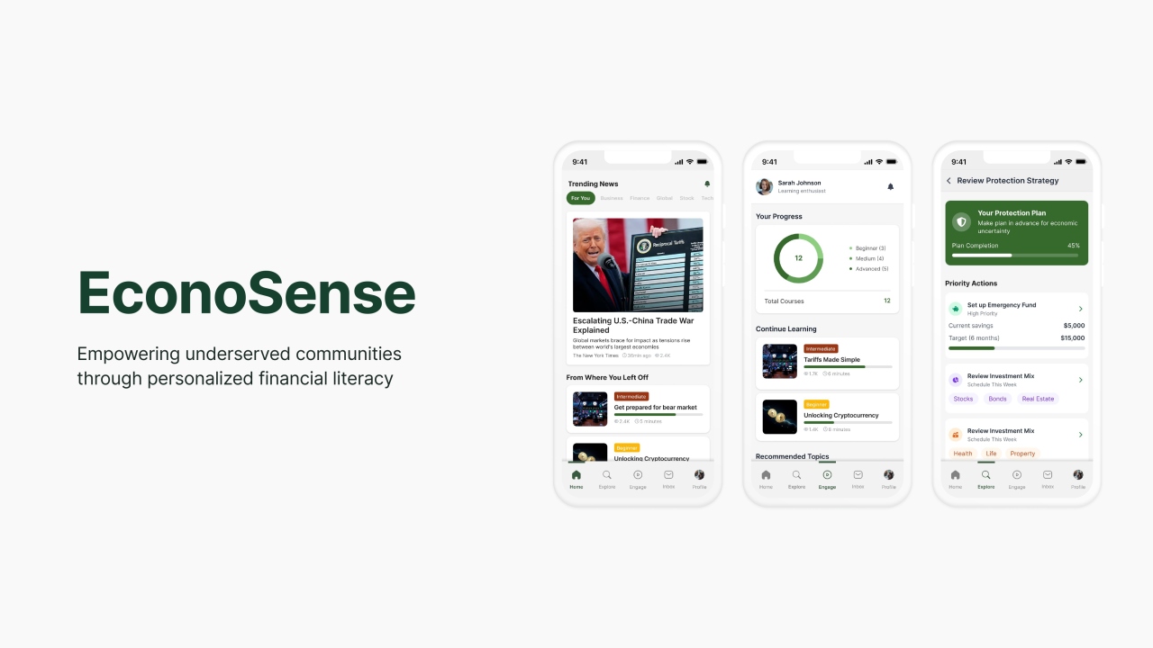 Turning Economic Headlines into Everyday Guidance with EconoSense