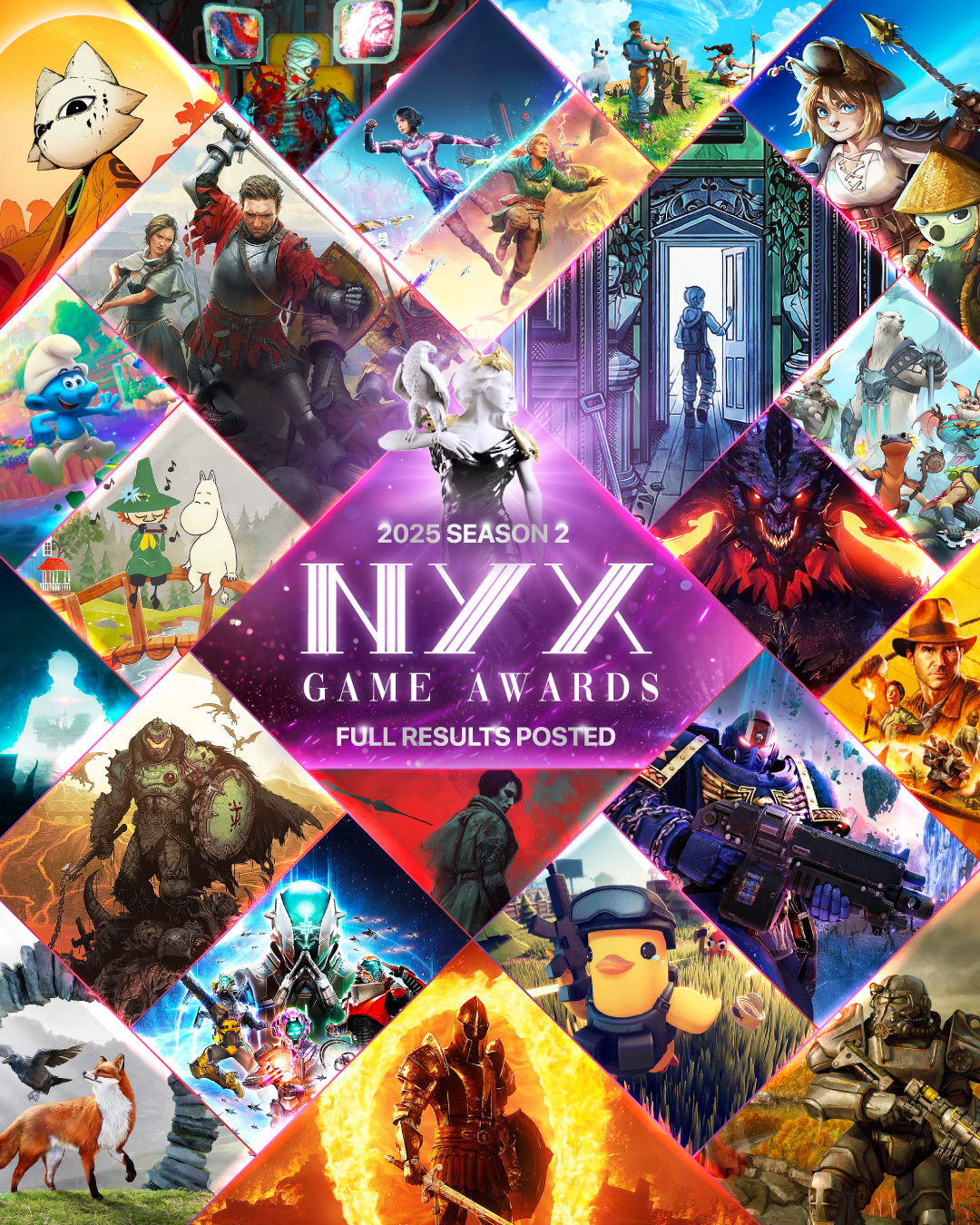 2025 NYX Game Awards Concludes Results for Season 2