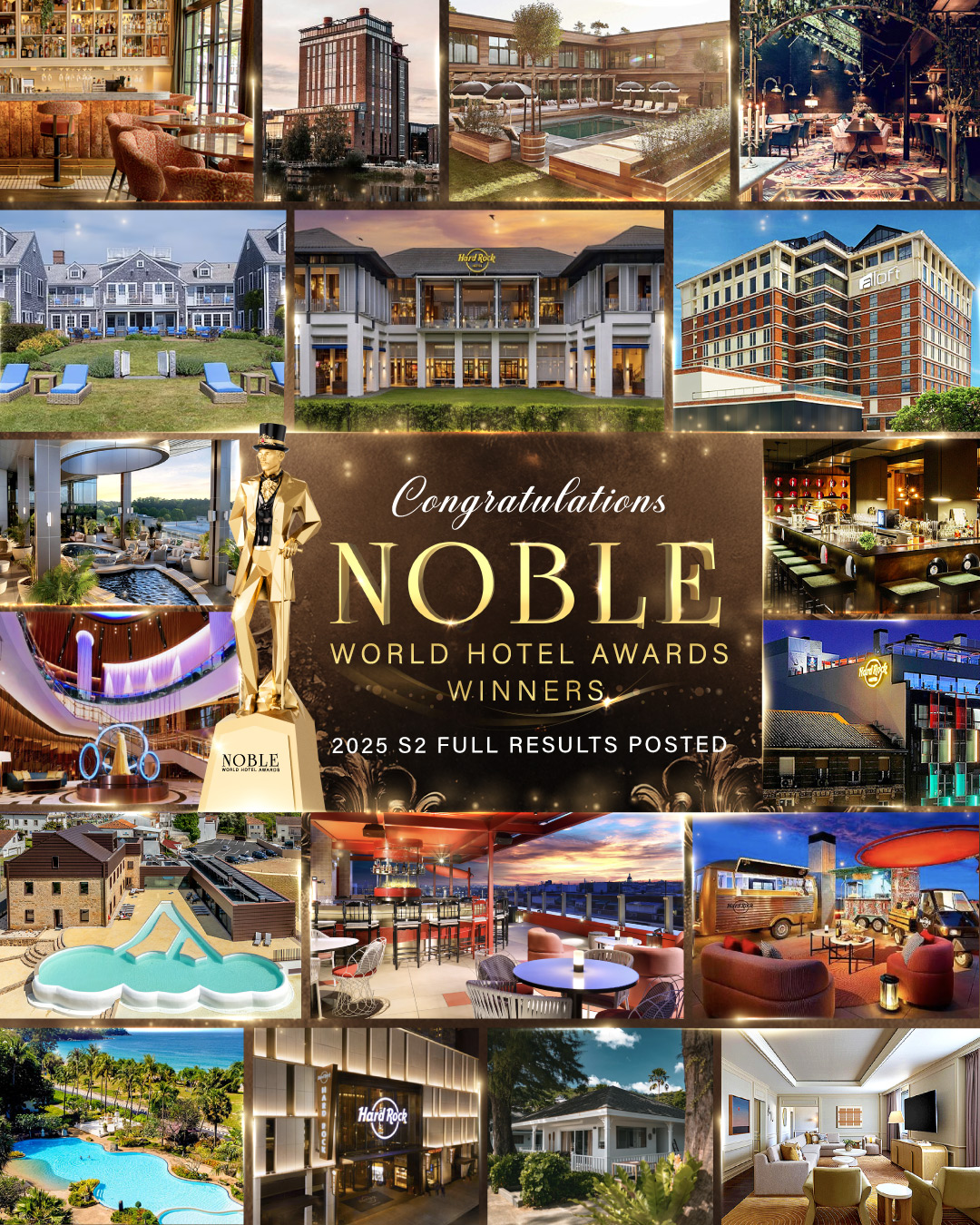 2025 Noble World Hotel Awards Announces the Elite Winners of Season 2
