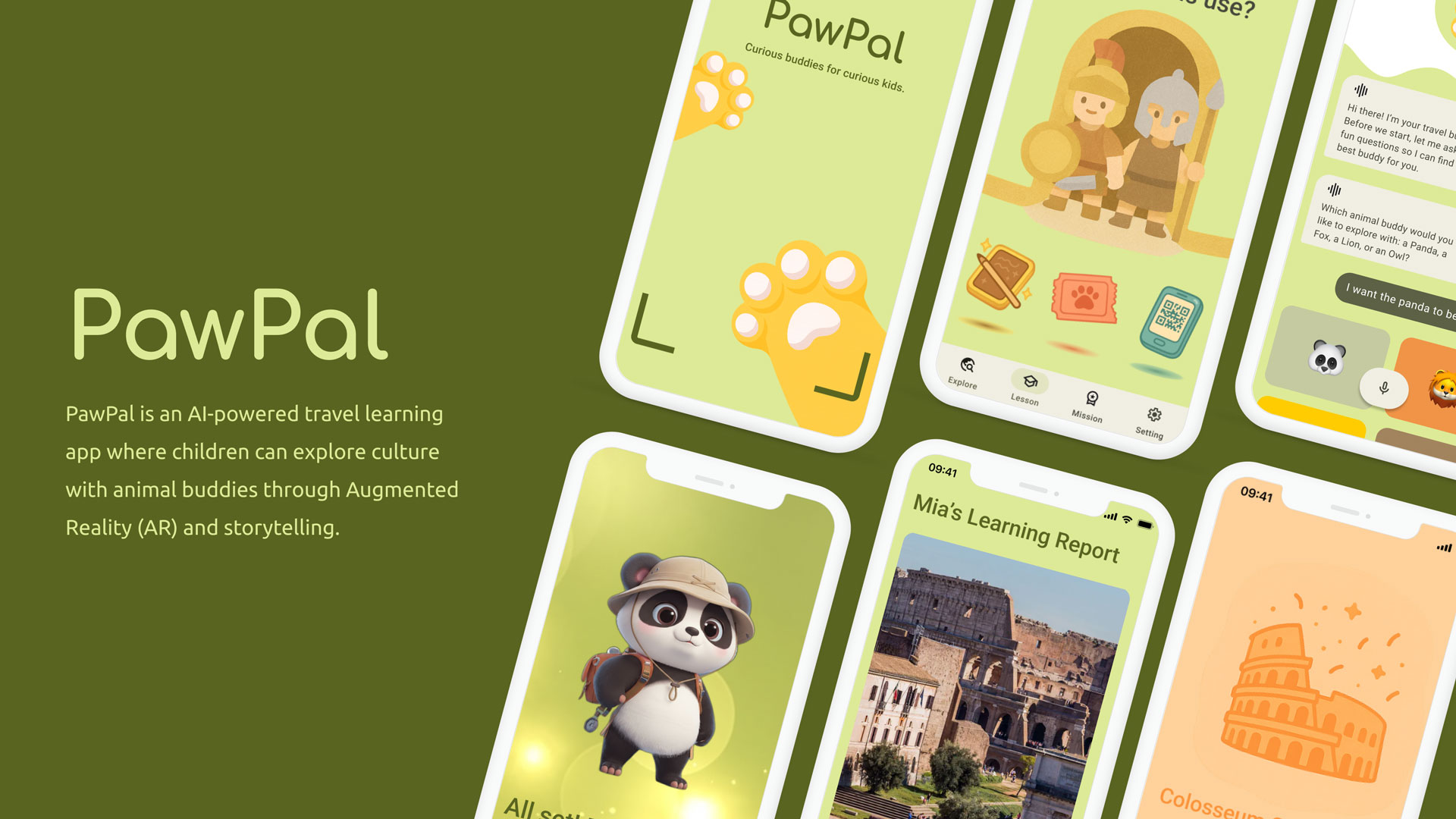 PawPal - AR Travel Learning App for Kids & Families