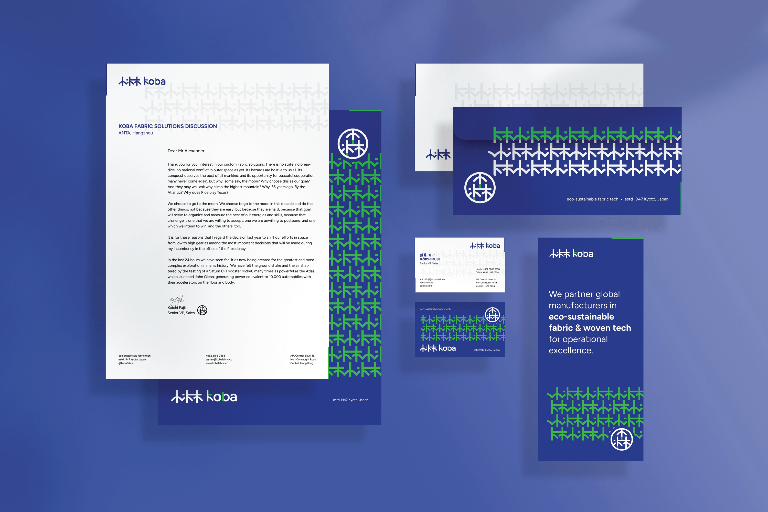 Weaving Heritage and Innovation: KOBA Textile Brand Identity