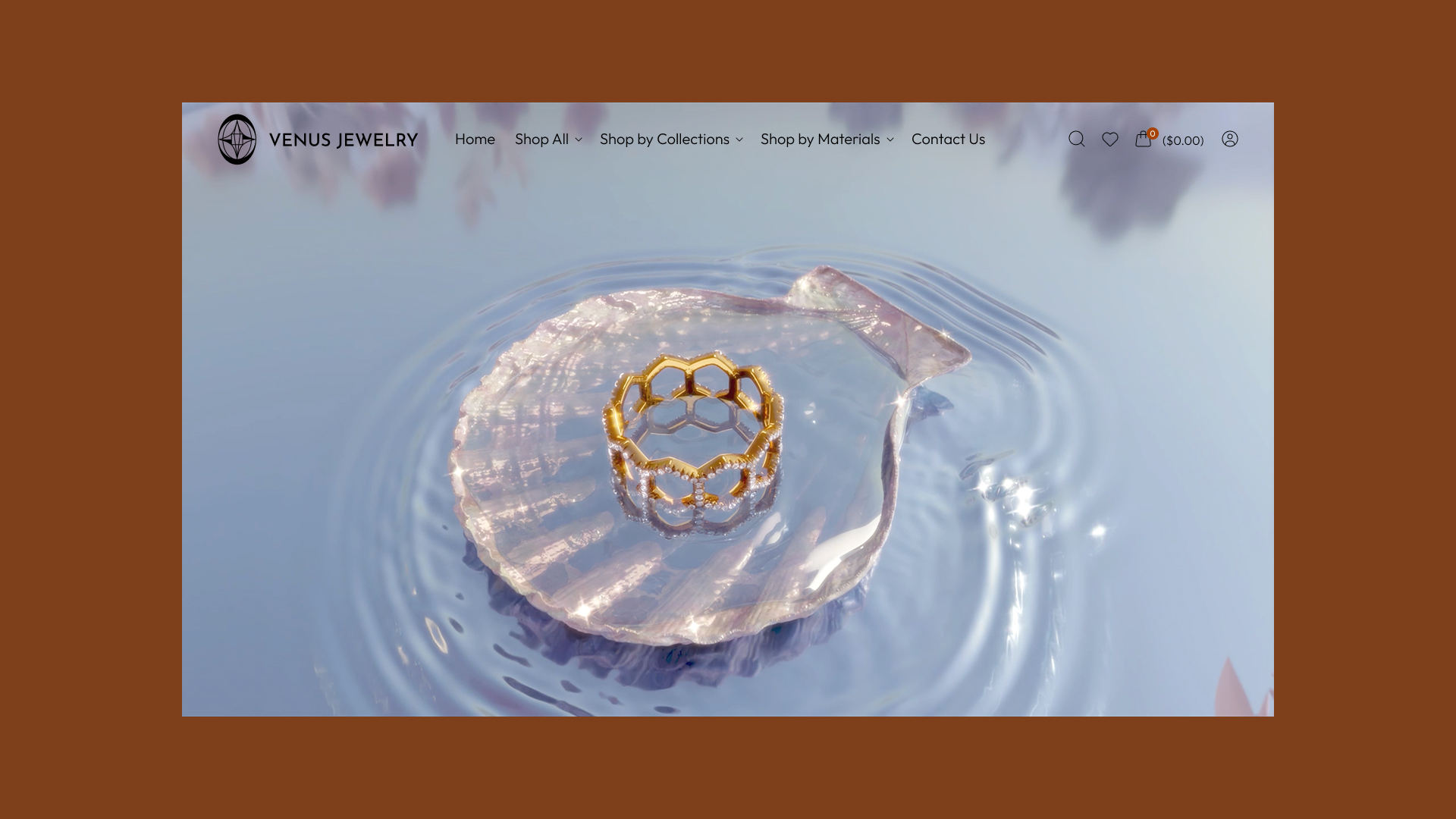 Venus Jewelry E-commerce Website Design