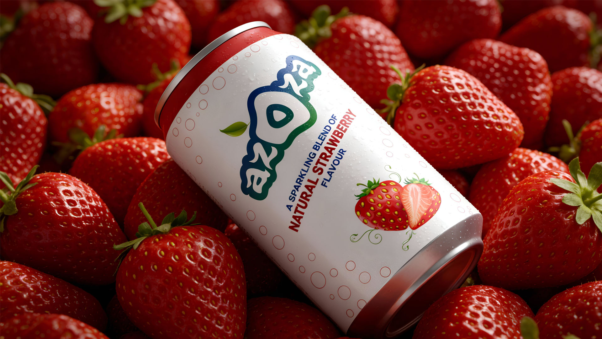 Azoza Sparkling Soda Label System