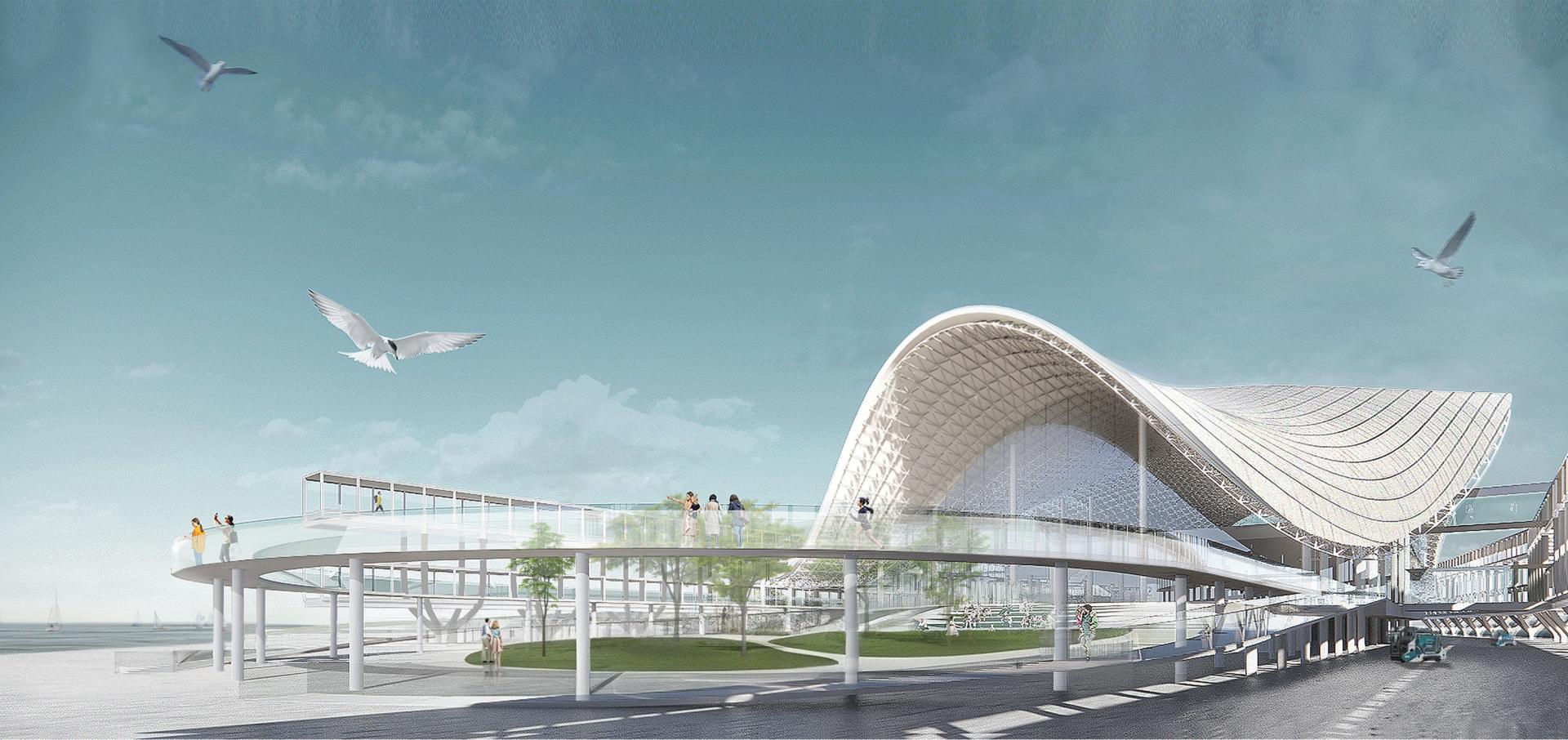 The Cruise Terminal of Pellestrina