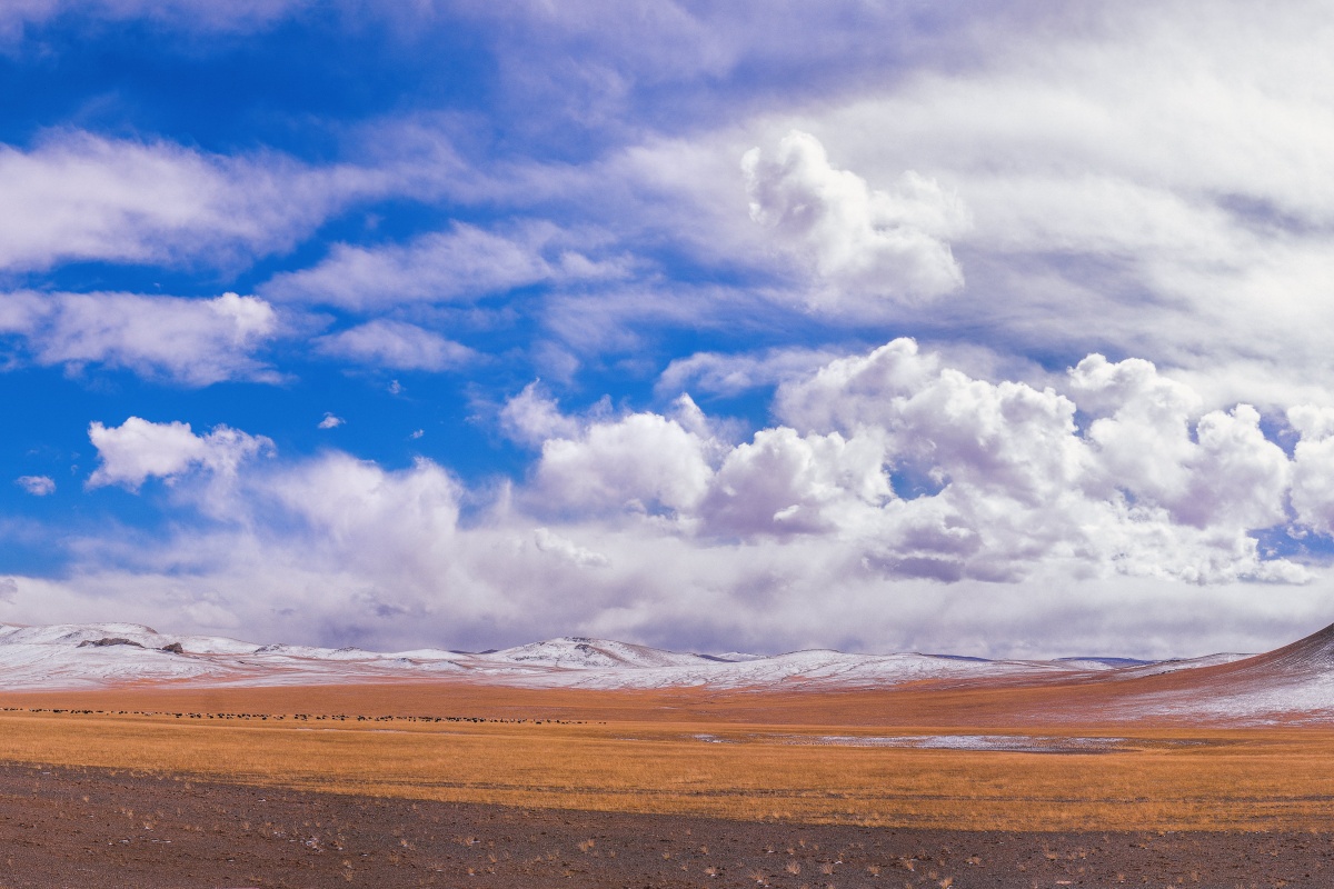 The clouds of the Northern Tibetan Plateau