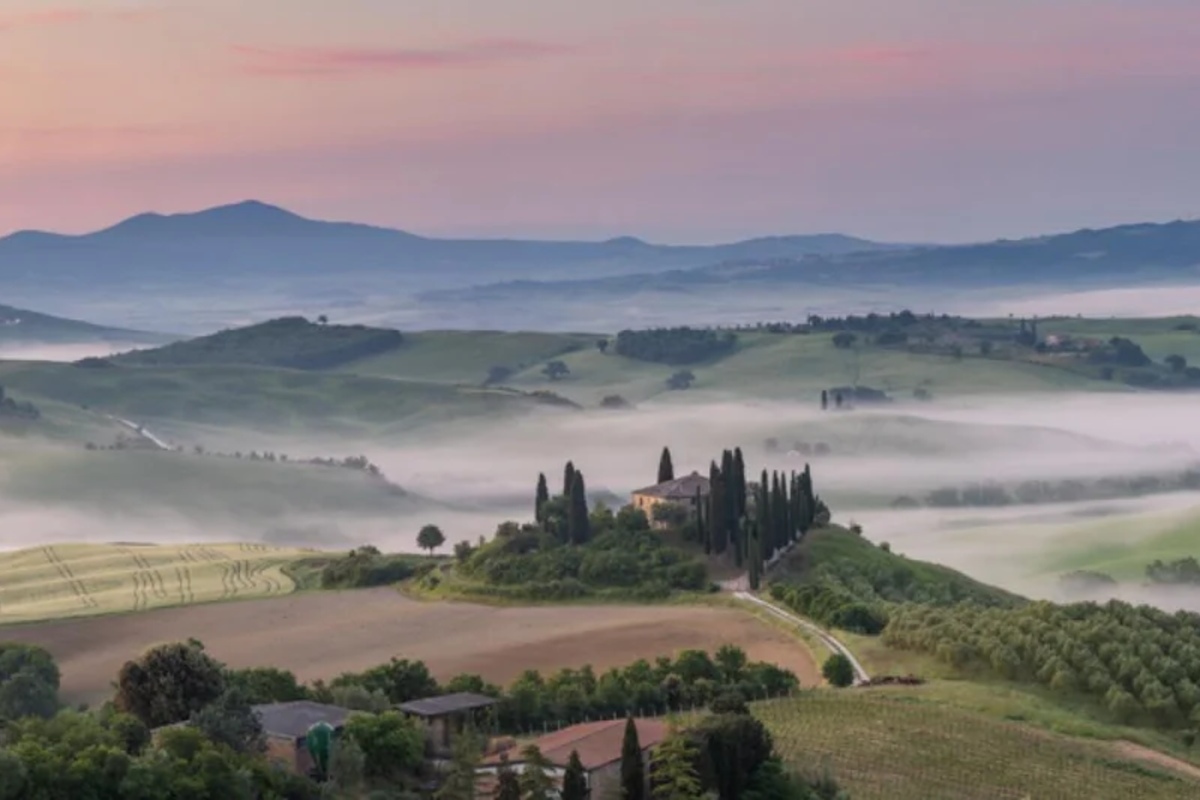 A Tuscan dawn