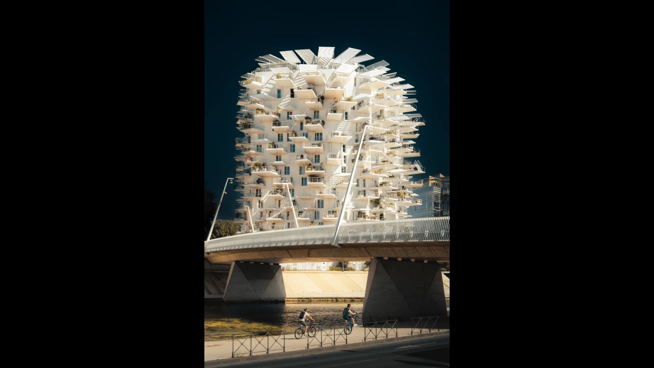 L'Arbre Urbain: Montpellier's white canopy