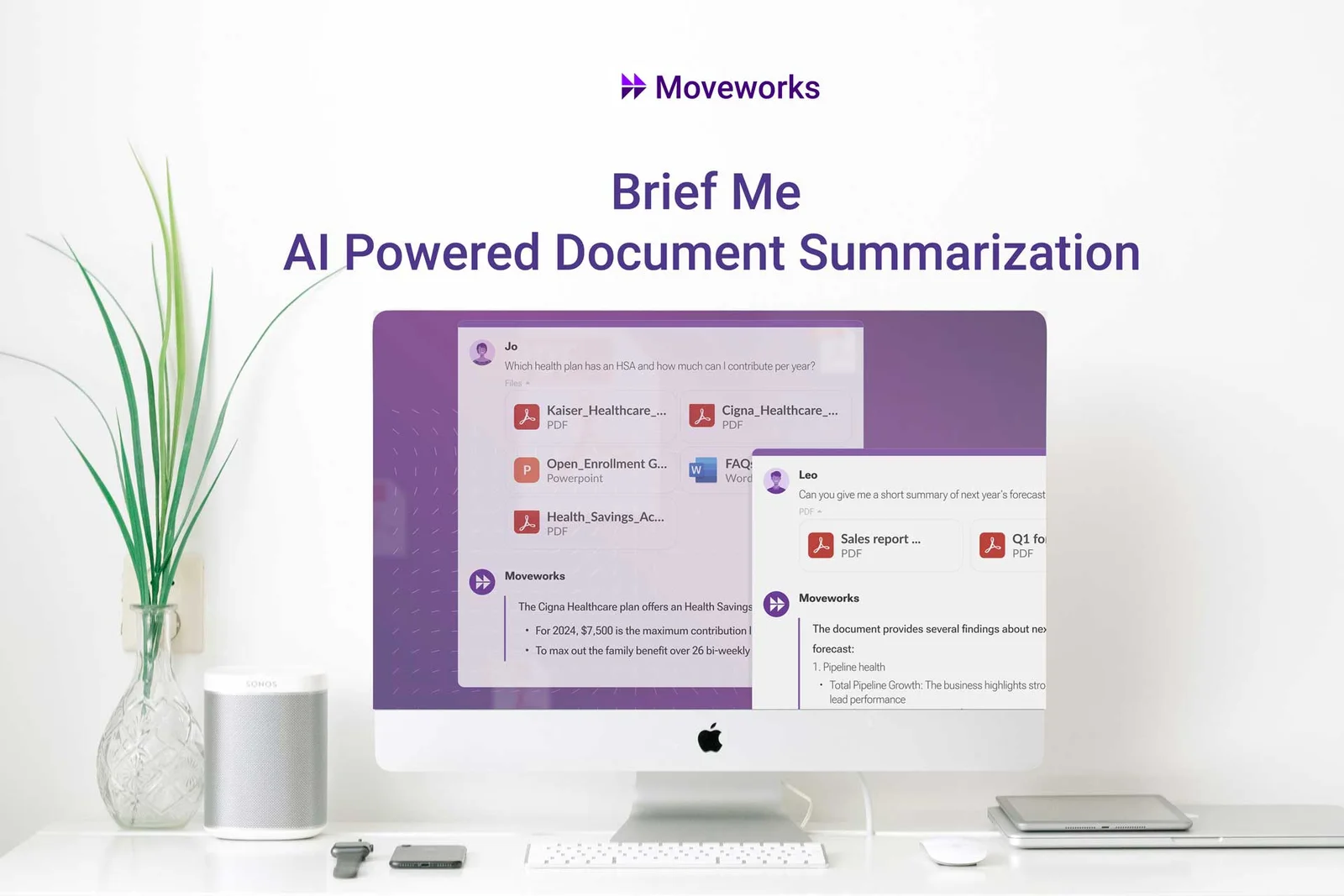 Moveworks Brief Me - AI Summarizing and QnA