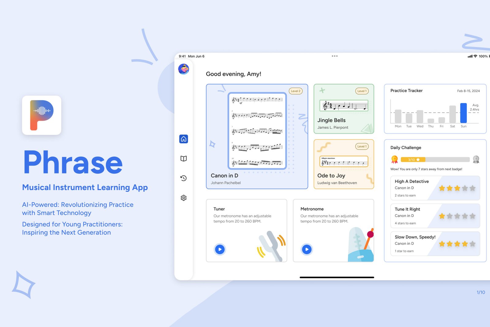 Phrase: AI-powered Musical Instrument Learning App | 2024