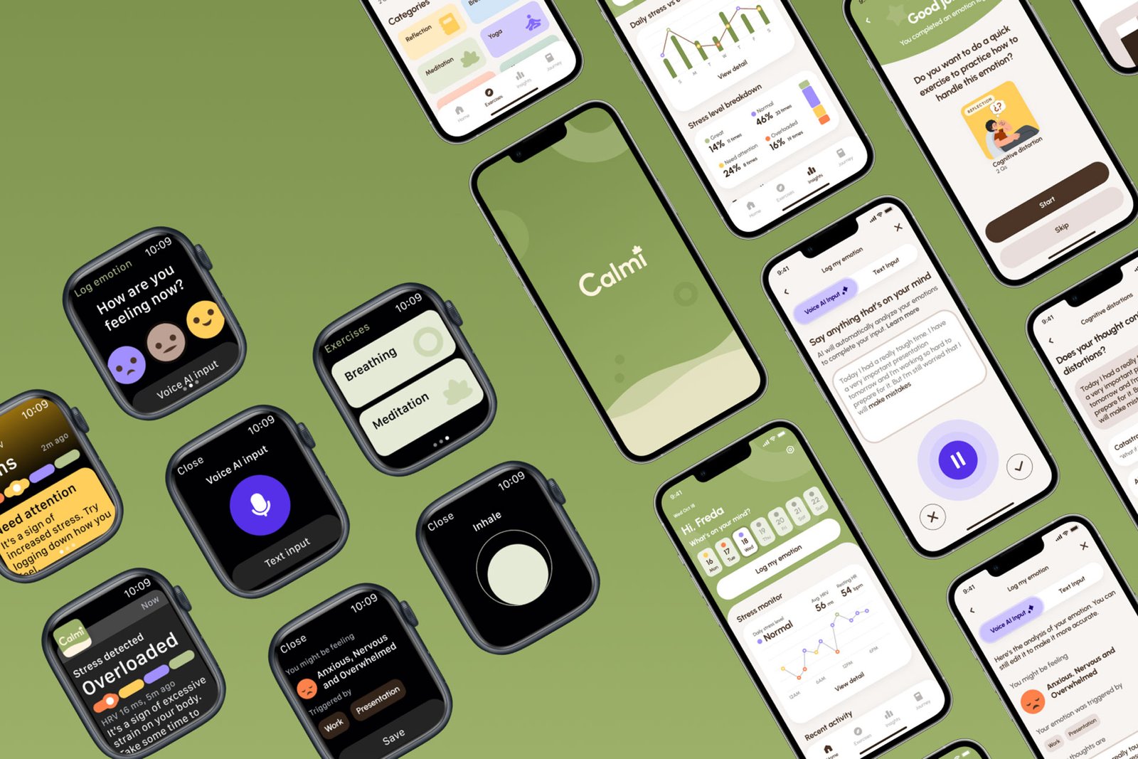 Calmi - Stress tracking and management companion | 2023