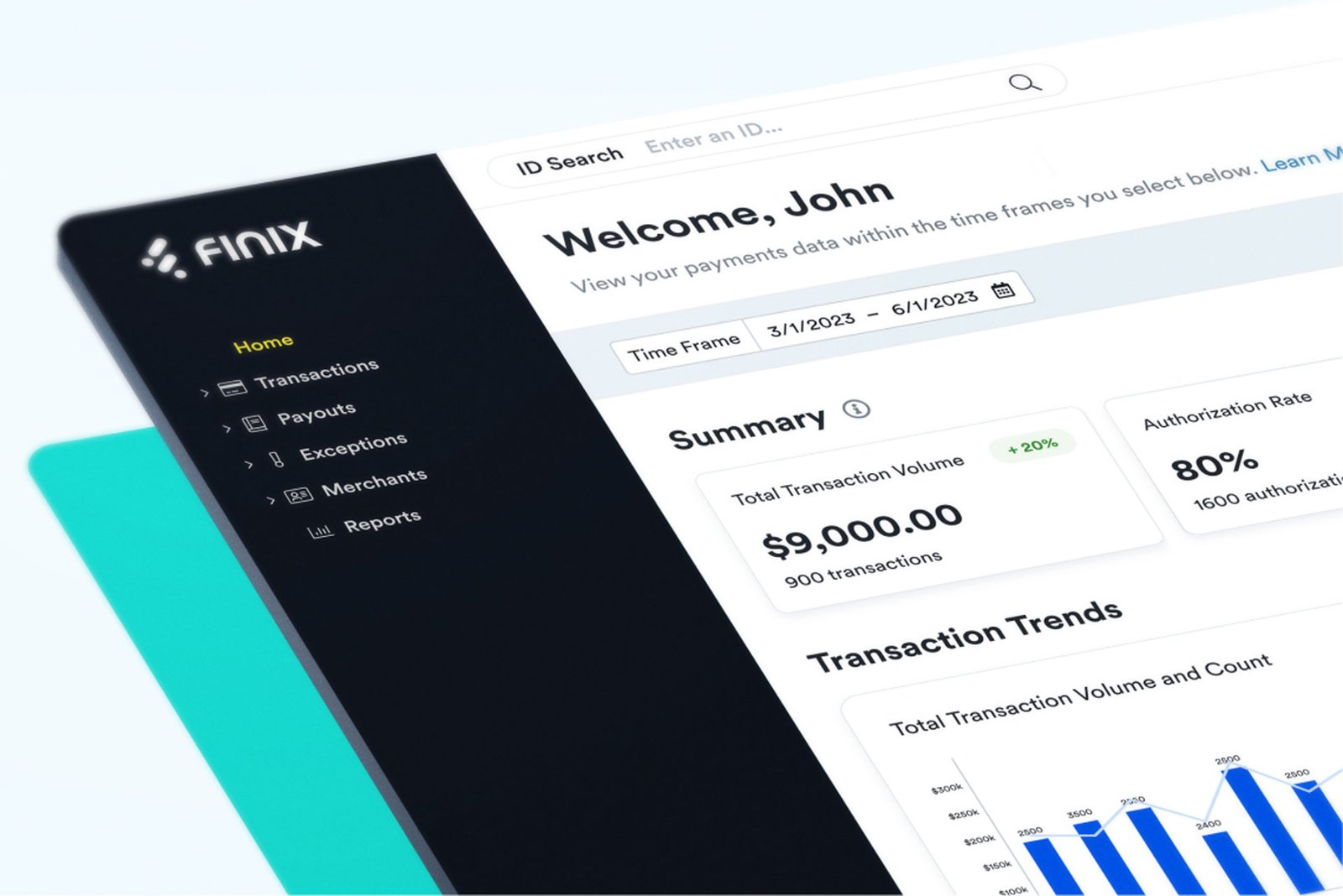Finix Dashboard - Payment Operation Management Platform | 2023