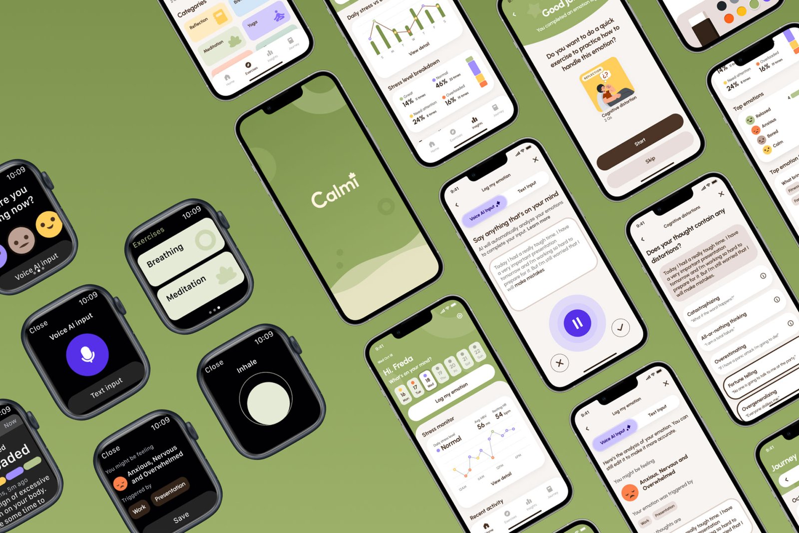 Calmi - Stress tracking and management companion | 2023