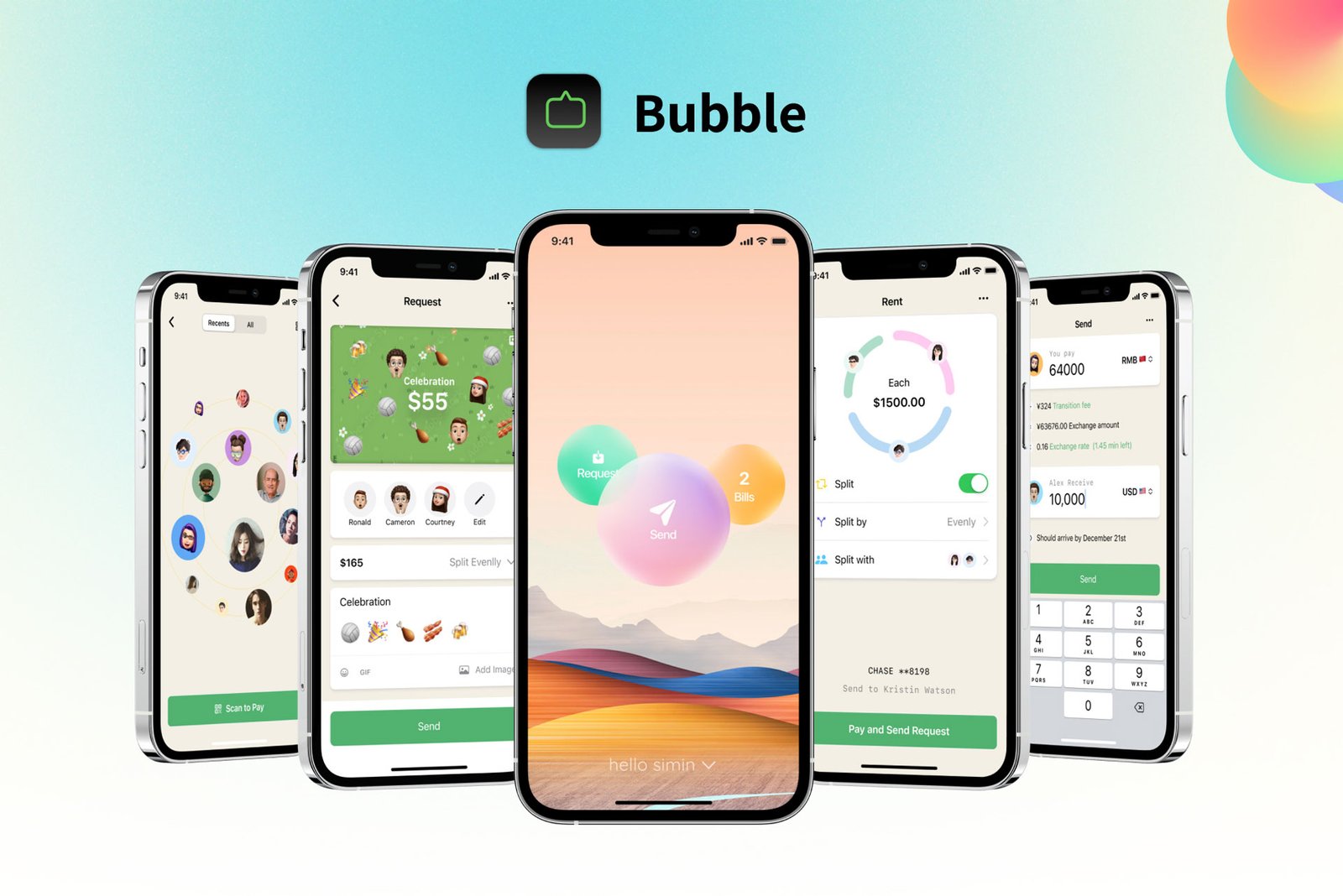 Bubble - Finance app for Friends | 2023