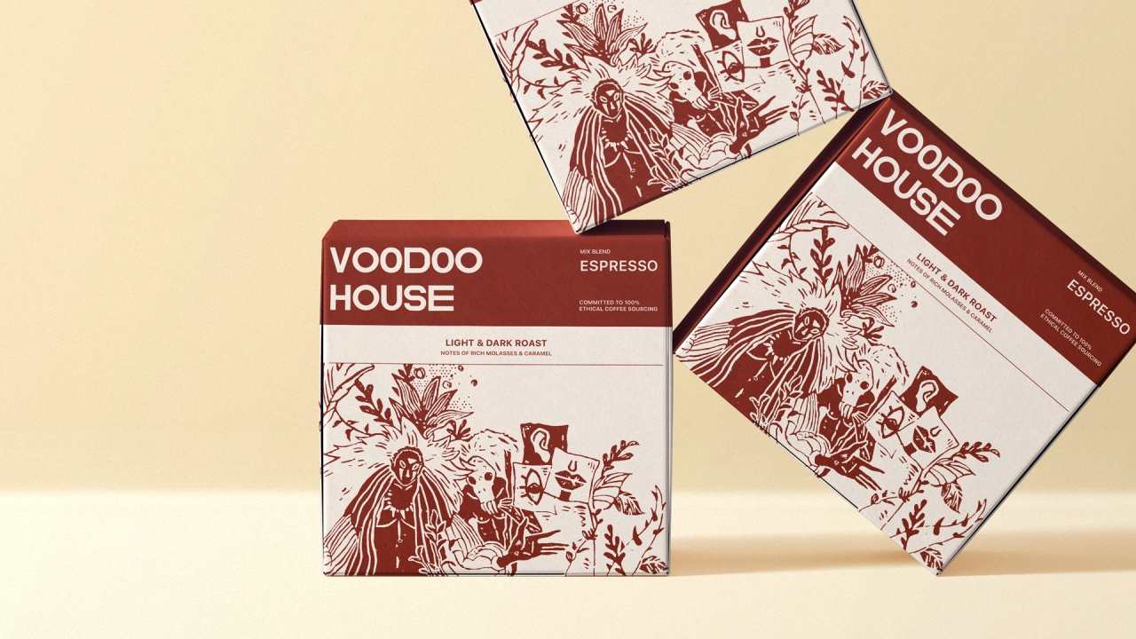 VOODOO HOUSE Mixed Blend Espresso Package Design | 2023