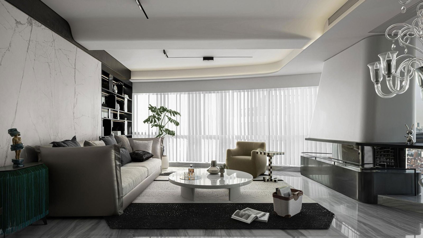 PRIVATE RESIDENCE ON THE TOP FLOOR OF SHANGHAI GUBEI | 2023