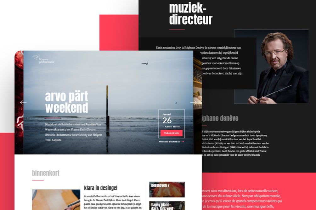 Public website for Brussels Philharmonic Orchestra | 2019