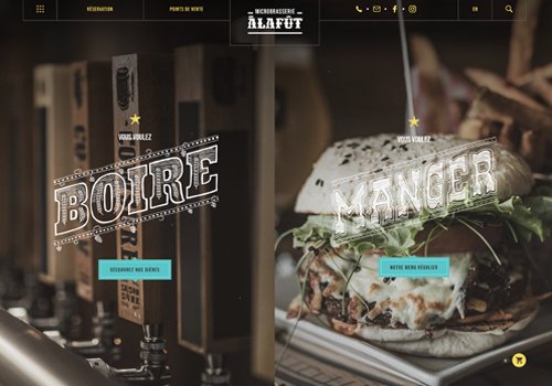 Microbrasserie A la Fut Website | Food & Beverage | 2019