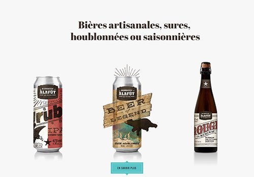 Microbrasserie A la Fut Website | E-Commerce | 2019