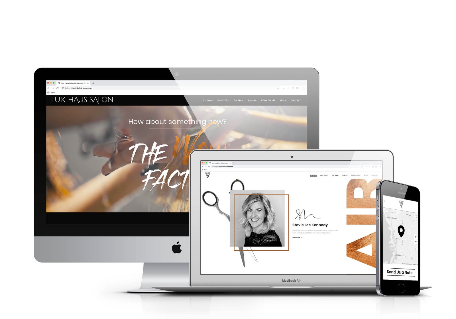 Lux Haus Salon and Spa Website | Beauty & Cosmetics | 2019