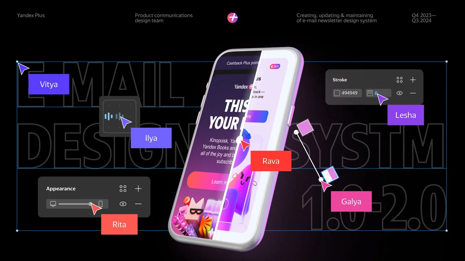 Yandex Plus eMail Design System | 2025 NY Digital Awards