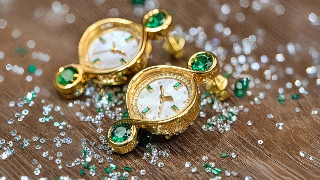 Finesse Diamond Watch Earrings | French Design Awards